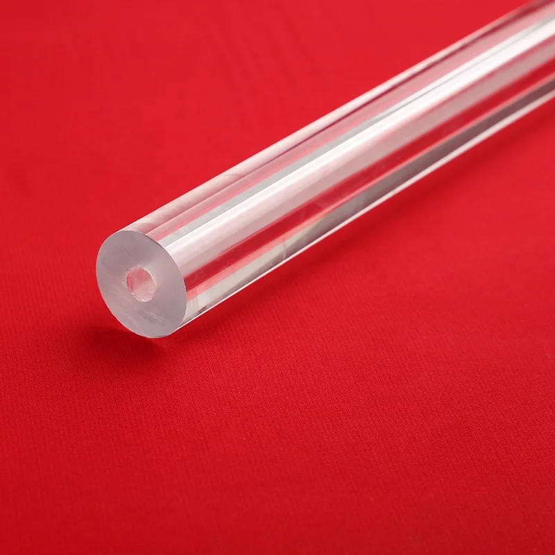 High temperature resistant Shi Ying glass tube glass barrel Shi Ying heating tube transparent quartz tube