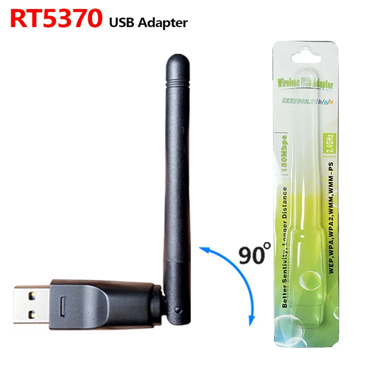  5370 USB WiFi 150 MbpsDongle приемник с чипсетом RT5370 Wifi адаптер для ПК