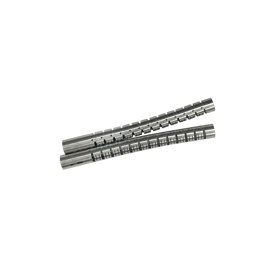 Titanium stainless steel snake tube bend section