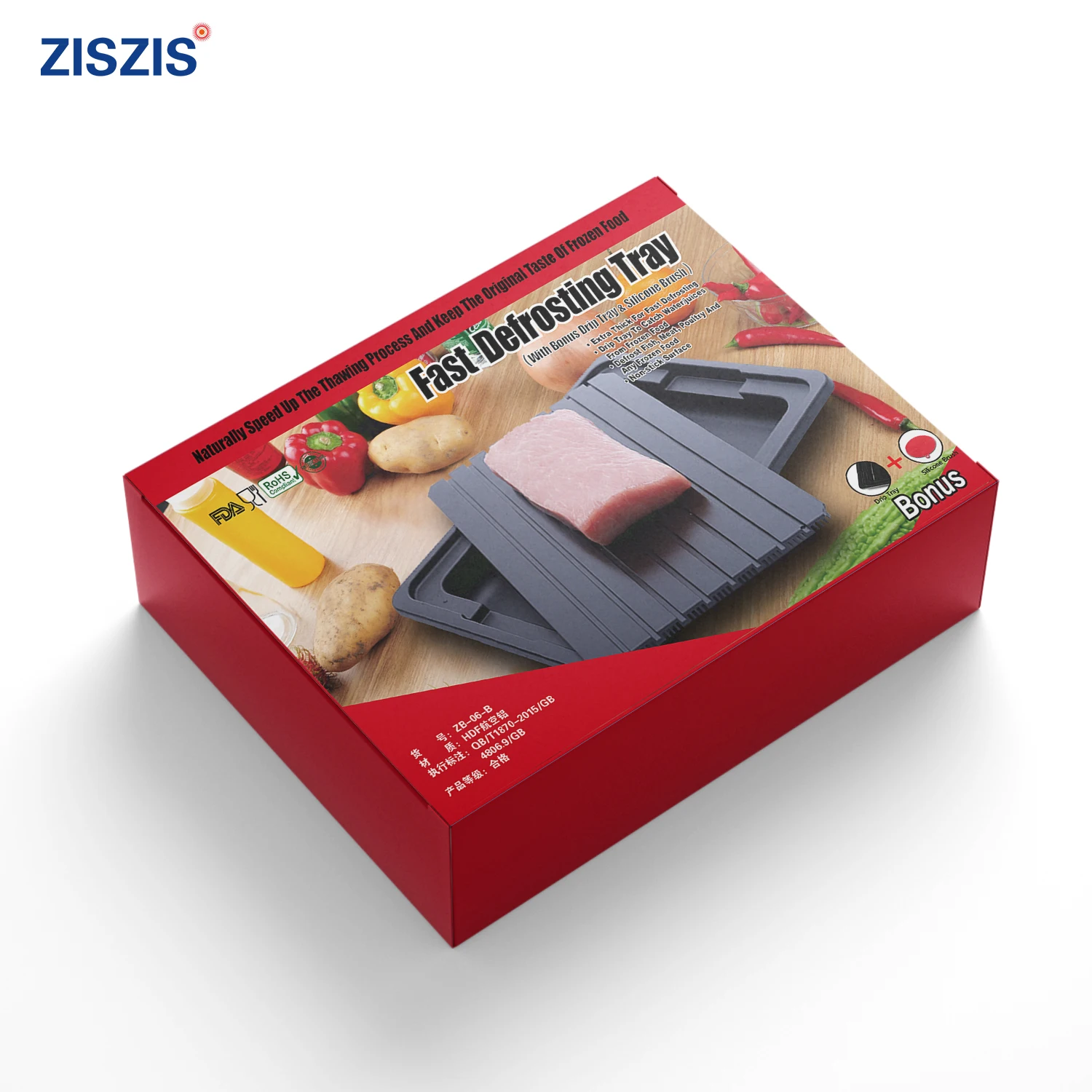 Лидер продаж, кухонные инструменты, поднос для быстрого размораживания, поднос для размораживания мяса, алюминиевая доска для размораживания