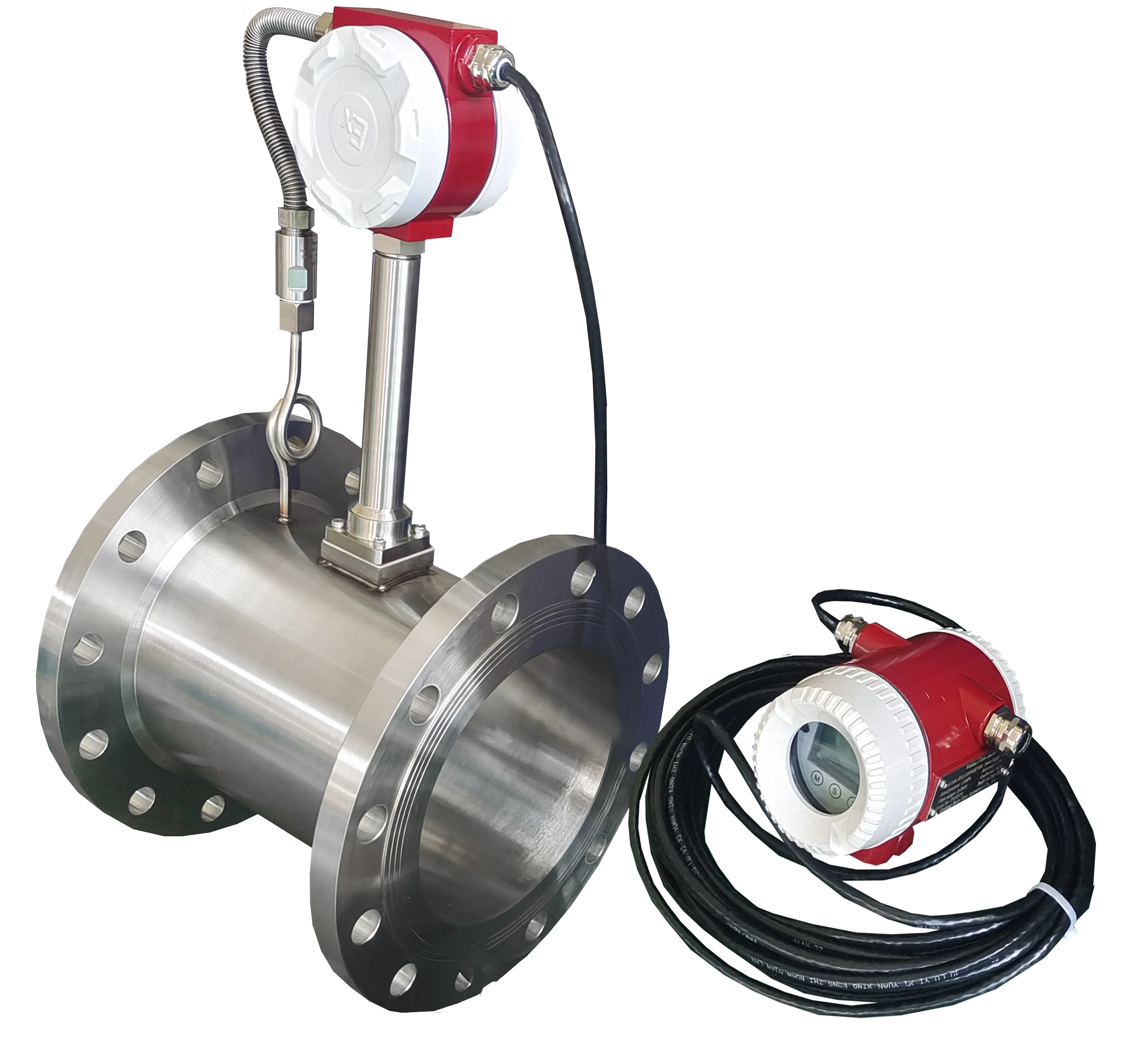 Digital remote vortex flowmeters analog air steam vortex flowmeter