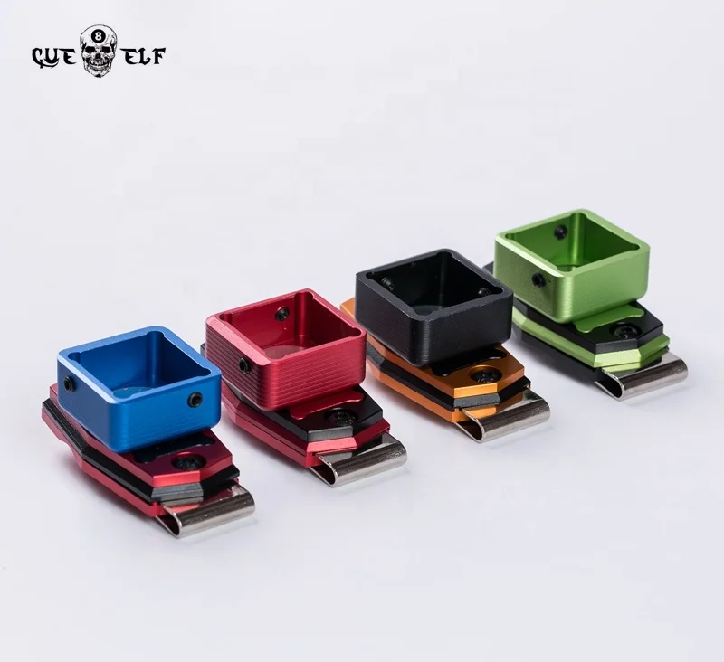 Cueelf 2020 magnetic pool chalk holder billiard for sale