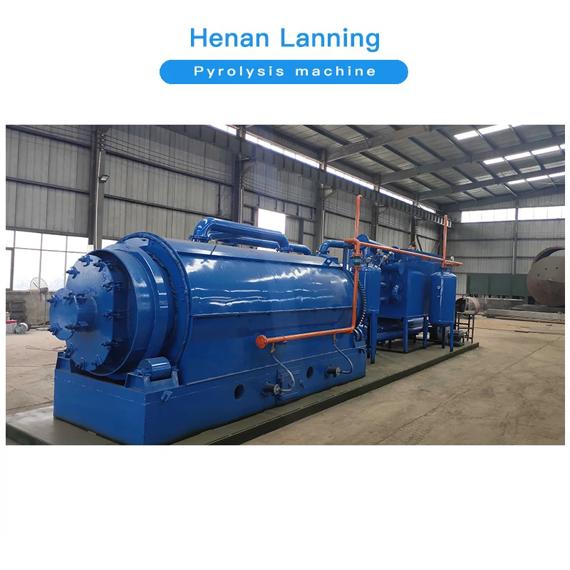 Low price high efficient pyrolysis mini plant for Lanning sale