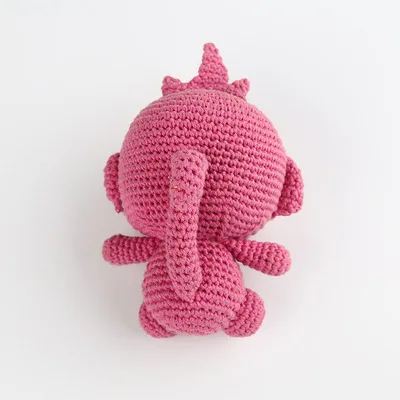
factory direct sale hand woven cute plush monkey doll 