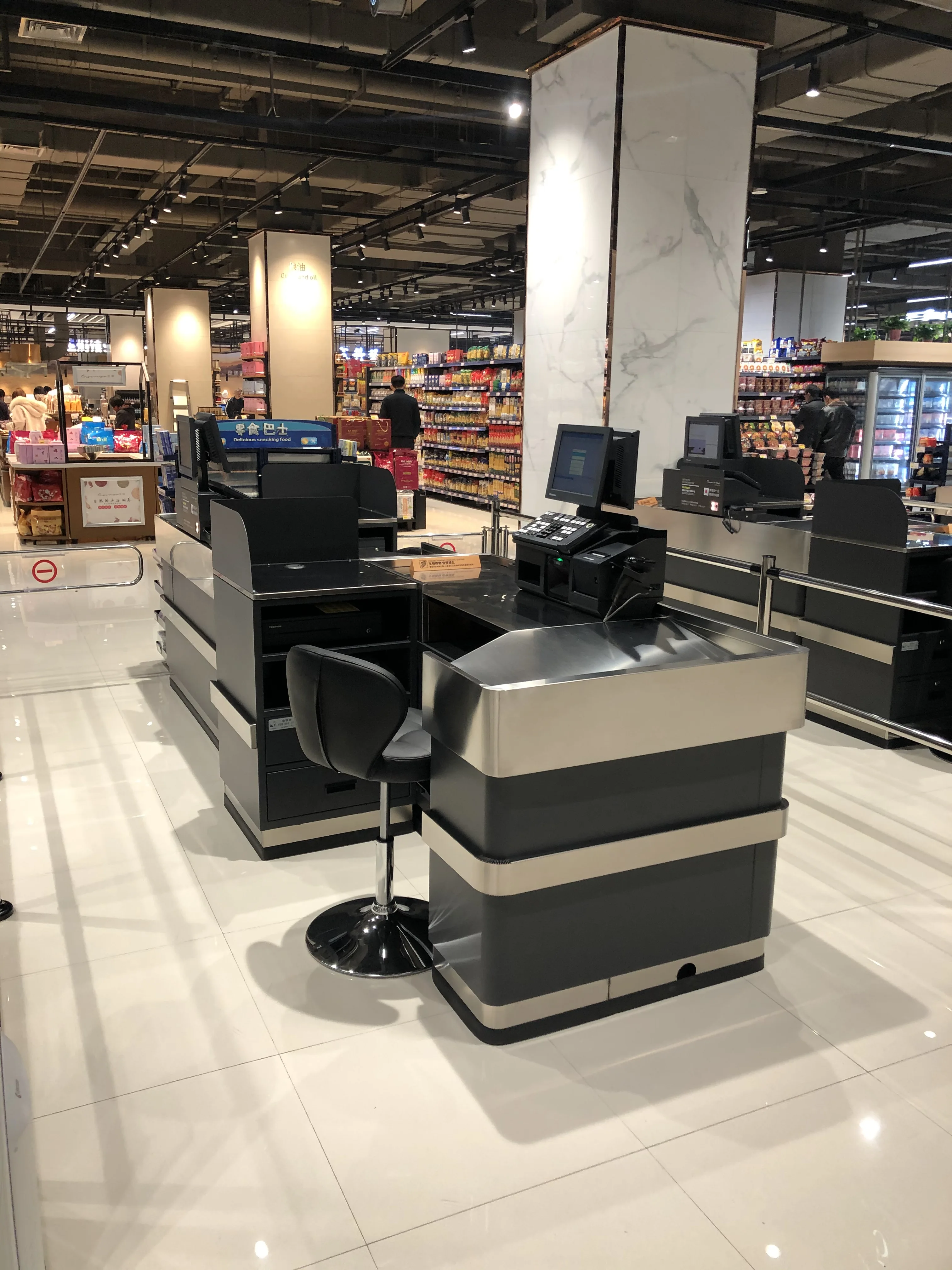 Xinde Factory Manufacturer NEW Supermarket Checkout Counter Cash