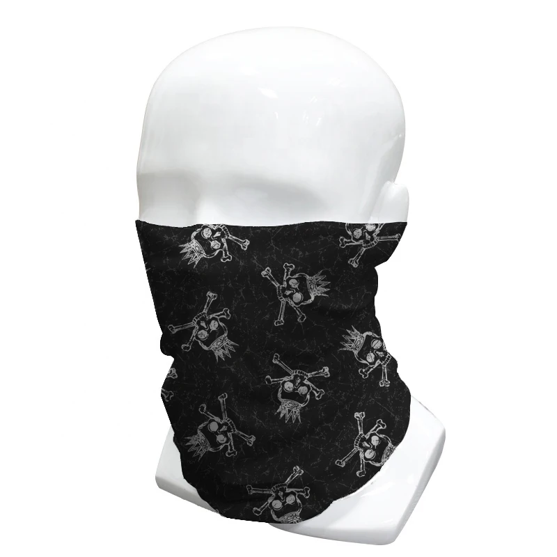 Custom Printed Logo Snood Tube Bandana Multifunctional Head Scarf Seamless Neck Gaiter