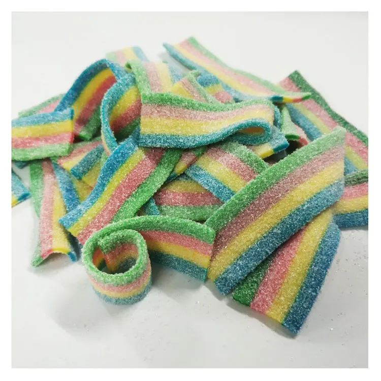 25G Sour Rainbow belt in tray/bag/PDQ