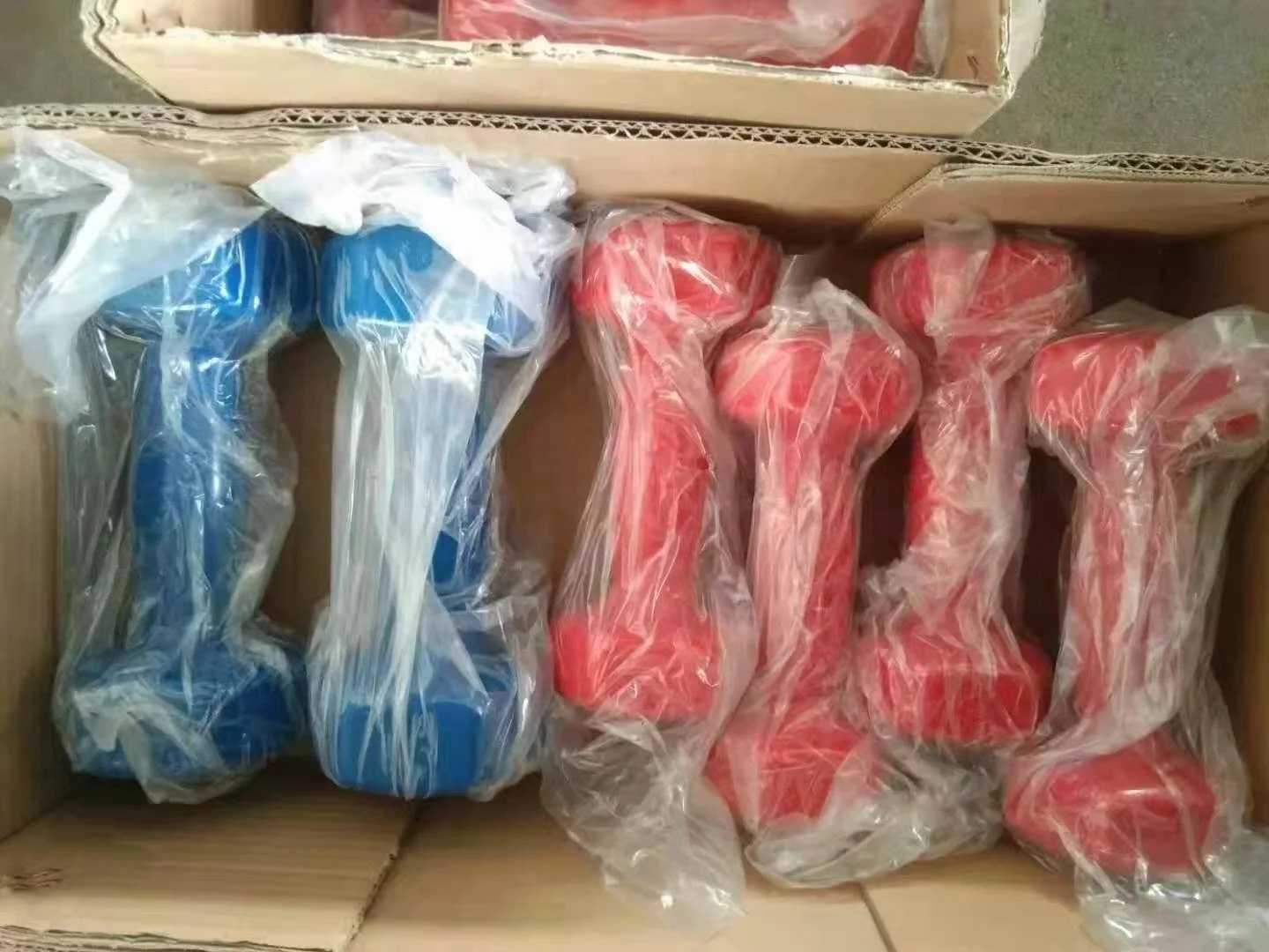 Factory Customized colorful cast iron dumbbell for fitness body building