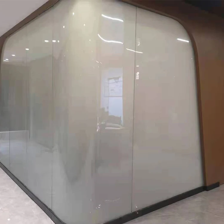 Ultra Clear Office Decorative PDLC Adhesive Smart Window Film For Office Glass