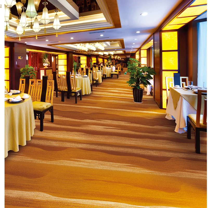 Wall to wall nylon printed Restaurant banquet hall Carpet