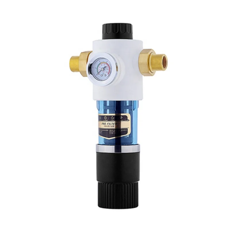 mechanical automatic small prefilter whole house water sediment filter