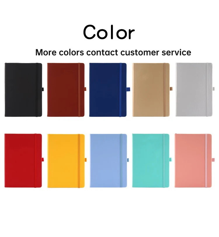 Custom Logo High Quality Custom Personalized Notepad Journal Hardcover PU Leather Notebook
