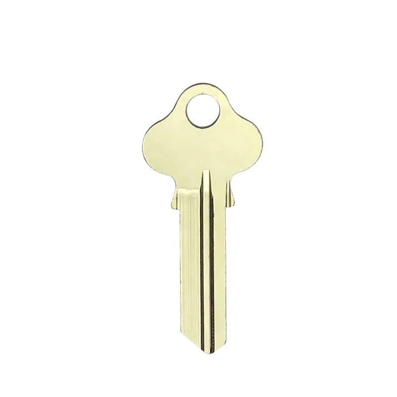 High Quality 2mm Brass Painted Lw4 Door Keys Blank For Computerized Key Cutting Machine