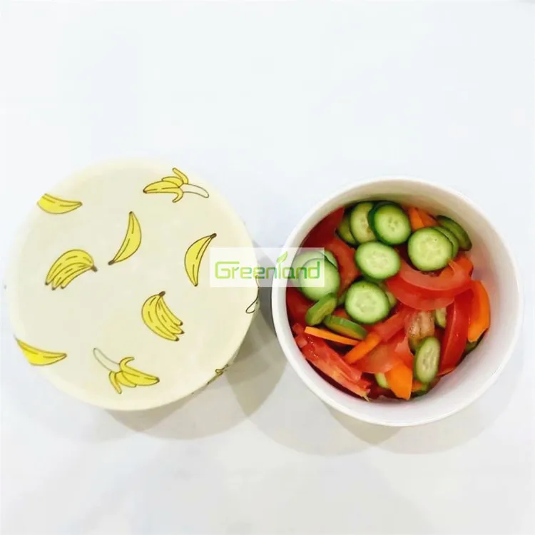 
Custom Size Beeswax Food Wrap Customize Natural Cloth Food Roll Paper Beeswax Cloth 