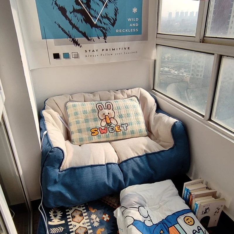 Lazy Sofa Waterproof Lazy Lounger Puff Sofa, Armchair Bean Bag chair cover puff