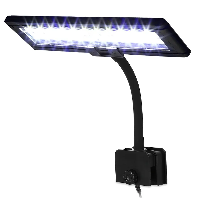 Sea Billion 30 LED Aquarium Light Flexible Clip-on Plant Grow Fish Tank Lighting Lamp