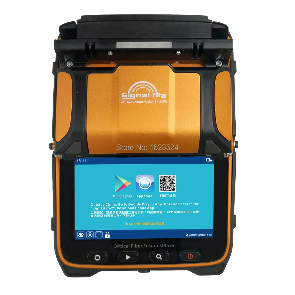 AI-9 Fusion splicer Machine SM & MM VFL OPM 5S Splicing Machine 6 motors fiber welder machine