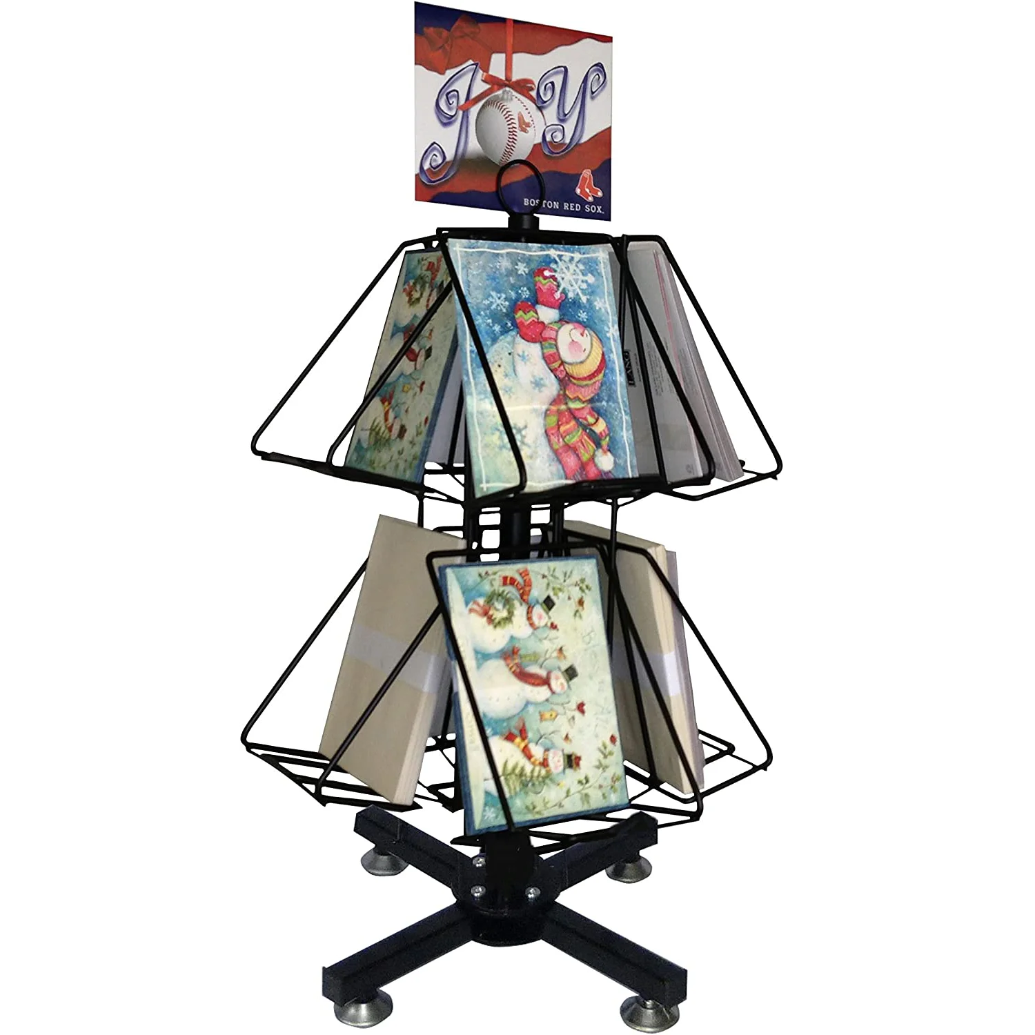 OEM & ODM Service Metal Magazine Holder Paper Display Rack for Newspapers
