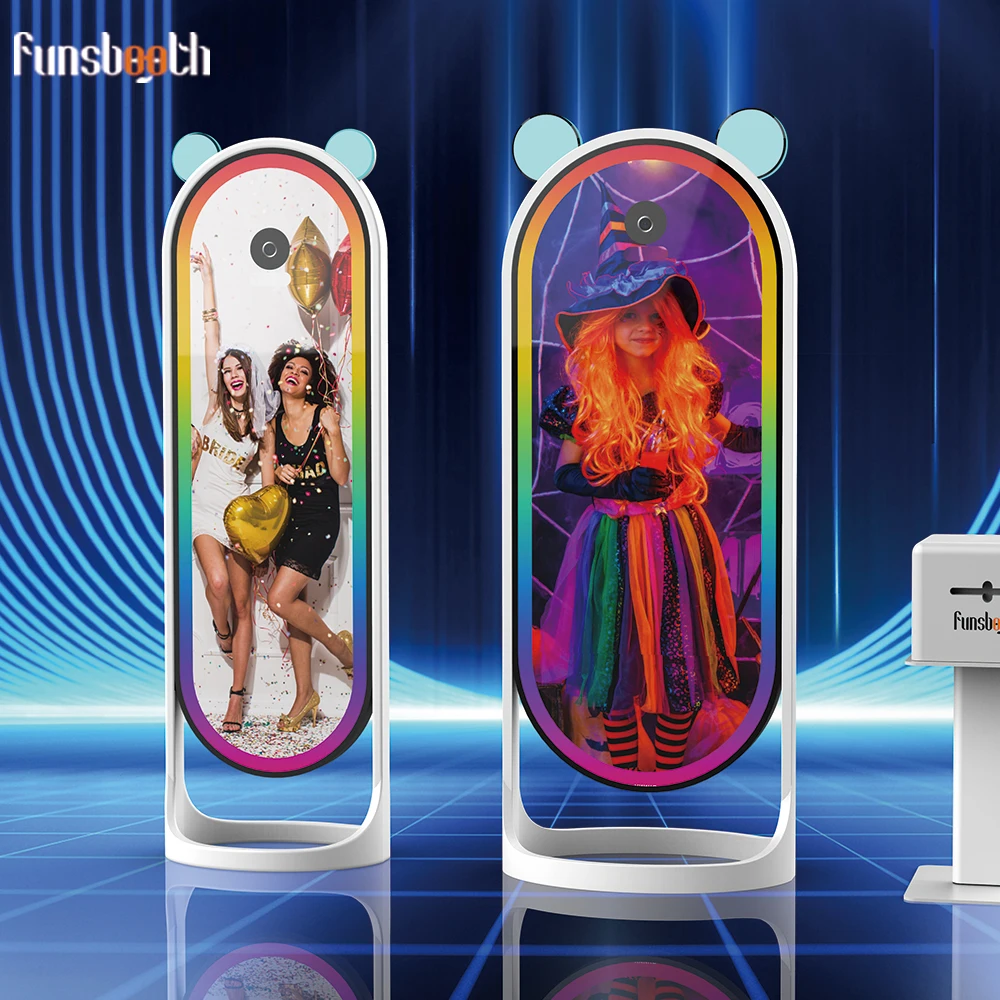 Wholesale Factory Price 43 Inches Touch Screen Magic Selfie Mirror Photo Booth with Camera Wholesale Fast Delivery From China