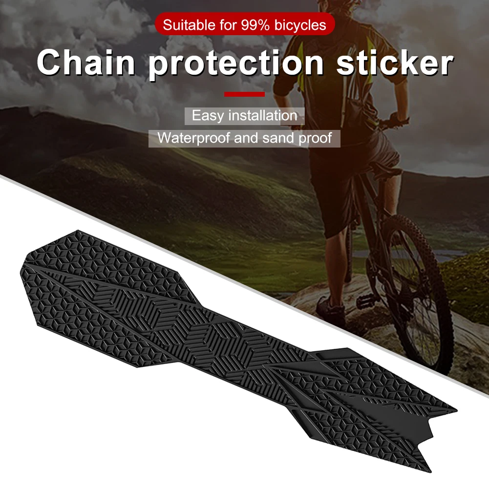 Silicone Bicycle Chain Protector Mountain MTB Road Bike Guard Frame Scratch-Resistant Cover Cycling Accessories