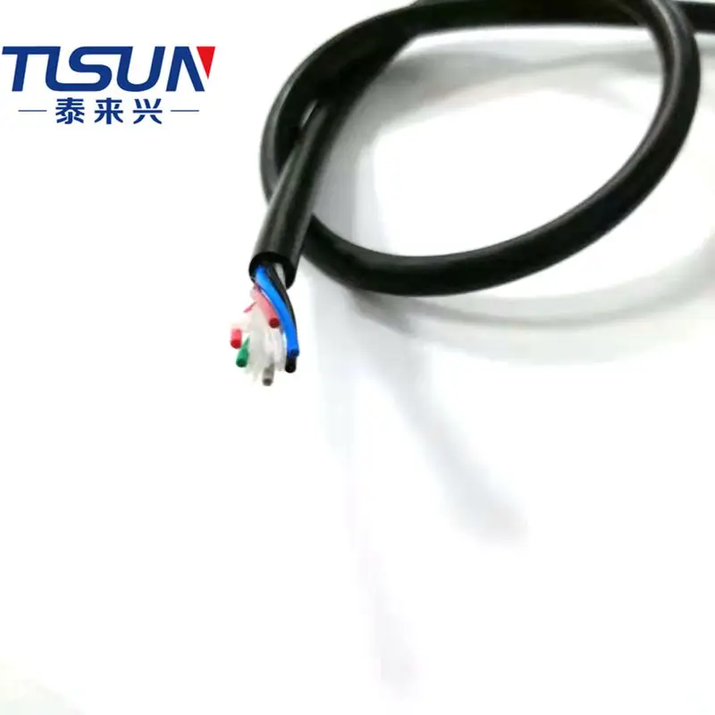 Flexible  Drag Chain Control PUR-HF-YY Cable 6x0.2mm2