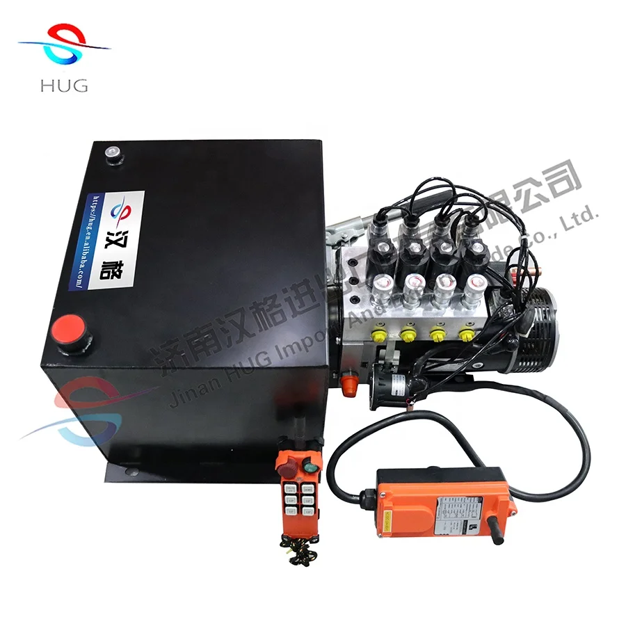 High quality hydraulic system hydraulic cylinder hydraulic power unit with wireless remote control