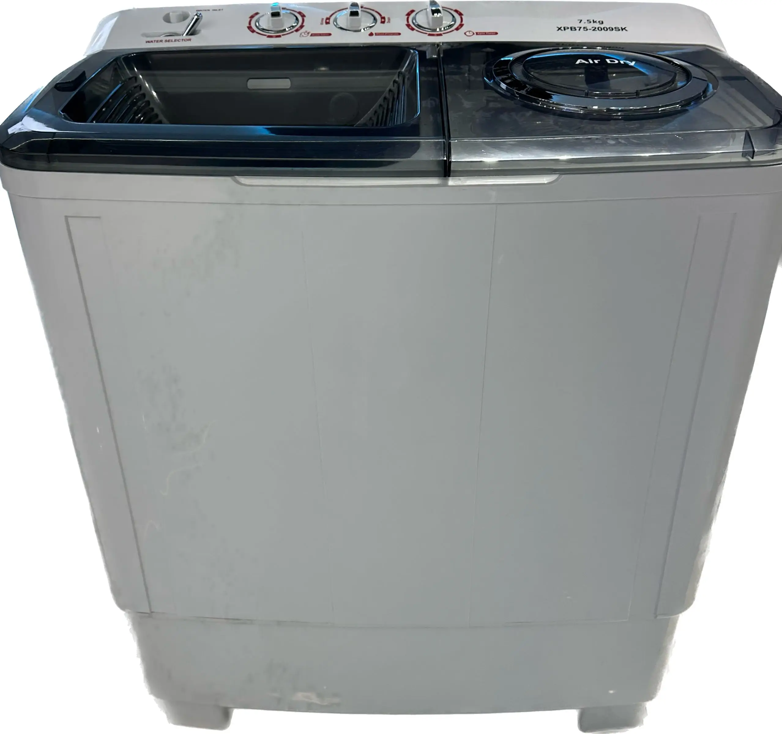 Customized OEM 7.5KG XPB75-2009SK Twin tub/semi automatic washing machine