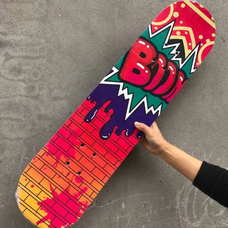 Wholesale Customized  Children Pvc Material Aluminum Alloy Bridge Anti-slip Cool Surf Skateboards