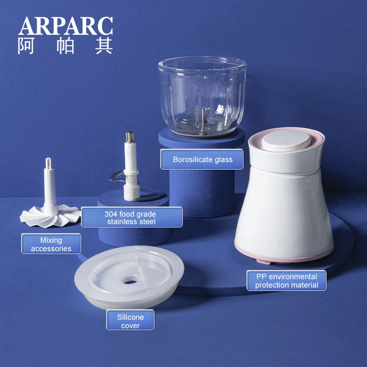 300ML salad food chopper vegetable spinner factory direct producing mini food garlic vegetable grinder chopper manual