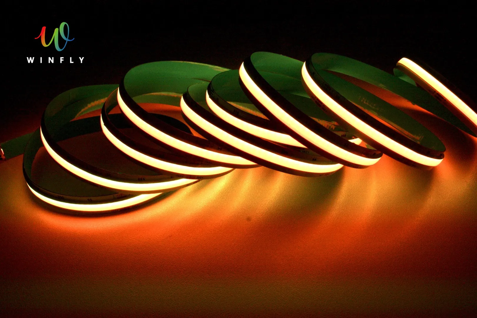 
High Quality Price Search Lights COB Rgb Led Strip Set 24V 5M Neon Led Strip Factory For Sale Blue Yellow Flexible lights 