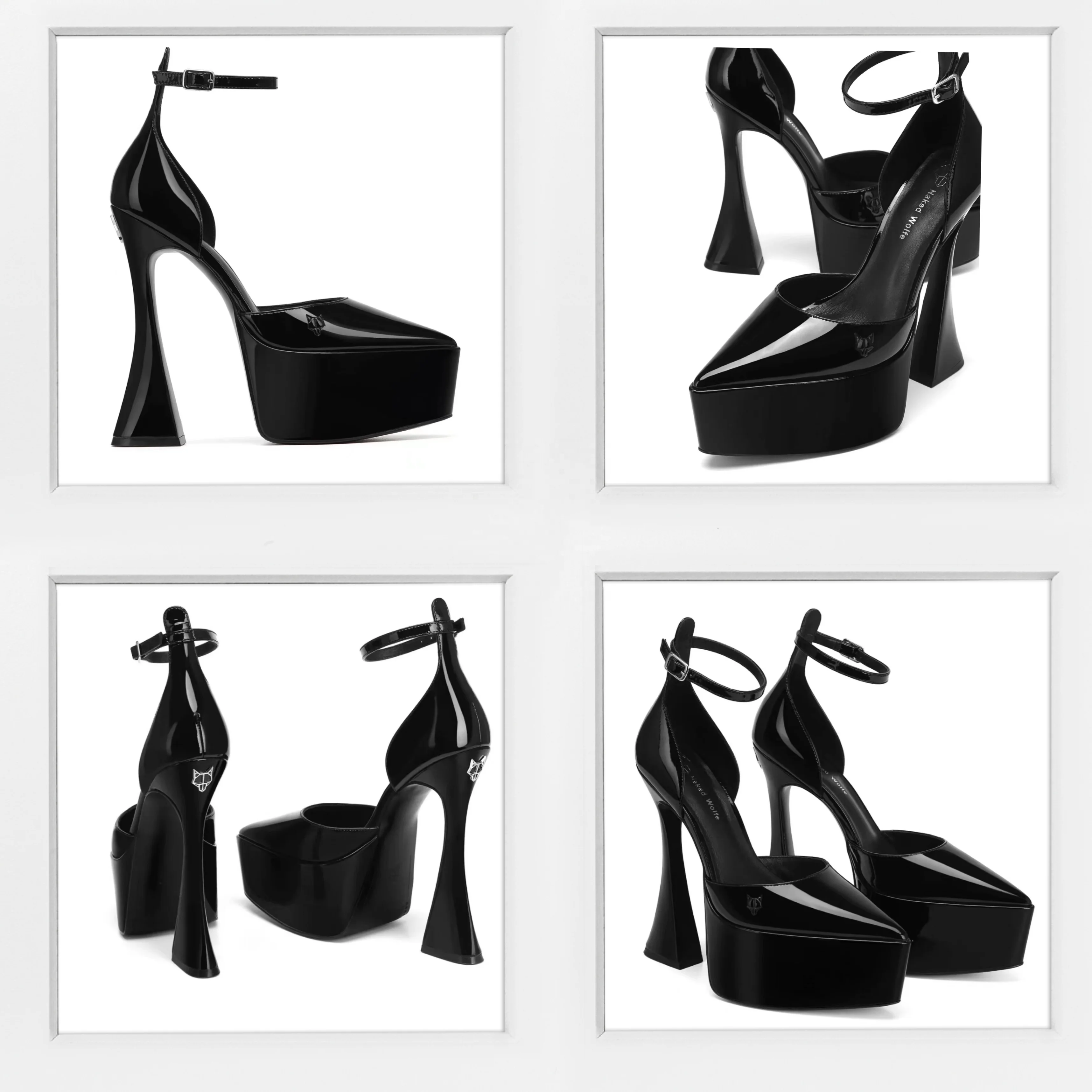 Каблук из АБС-пластика высотой 14,5 см и подошва на платформе 5,5 см для изготовления обуви