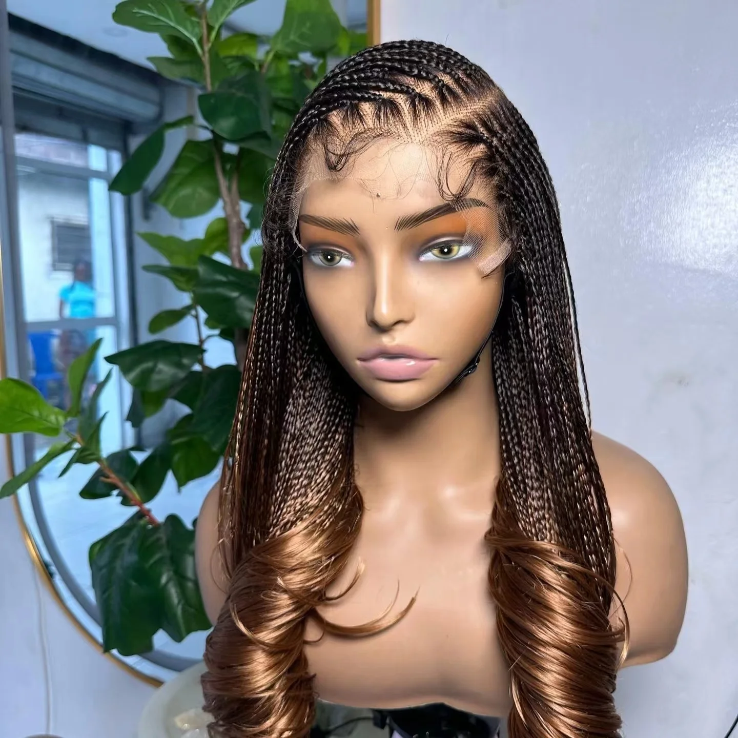 ocean wave passion pre loop curls clips vixen butterfly yanky twist braids extension human hair faux locs crochet hair