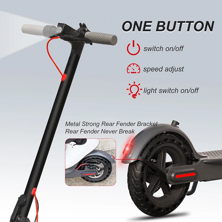 AOVO US UK DE Warehouse Stock Waterproof Newest 10.5AH Foldable 2 Wheel Adult Folding Kick Scooter Electric Scooters for
