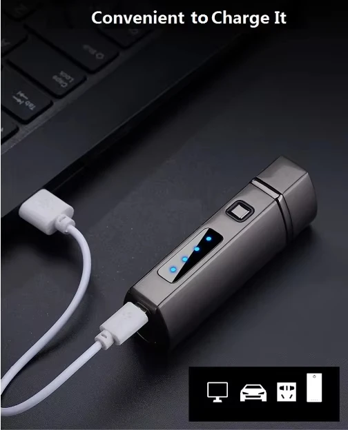 Cigar Lighter Custom Logo Refillable Windproof Triple Jet Flame Torch Cigar Lighter Metal Jet Lighter