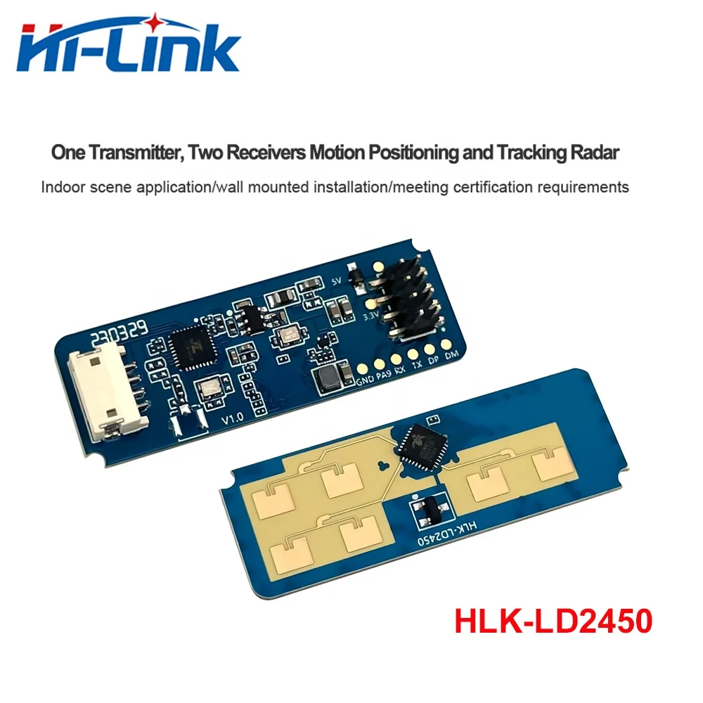 Hi-Link HLK-LD2450 mmWave Human Micro-Motion Radar Ranging and Speed Tracking Sensor Module