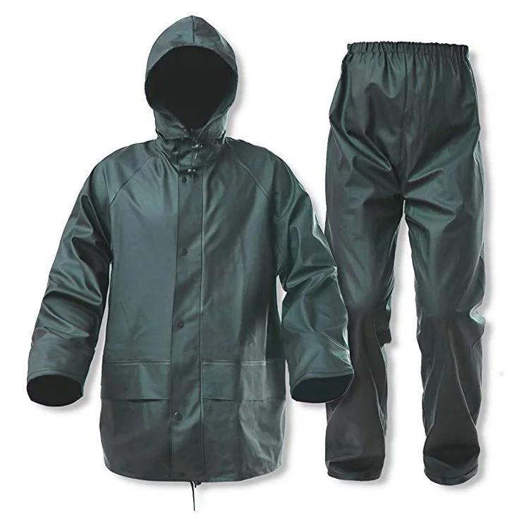Waterproof And Durable And Elastic Hidden Pocket Cap Rain Coat Suit