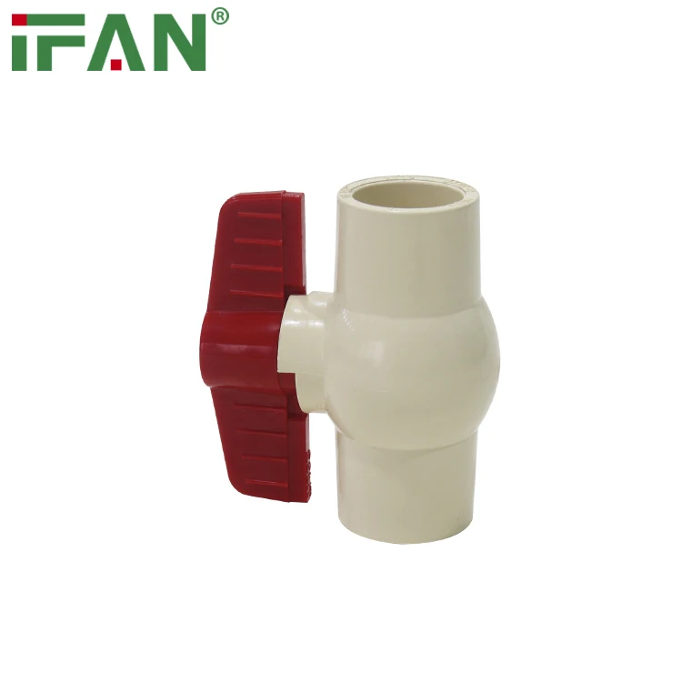 IFAN High Quality PVC Drainage Plumbing Water Joint Elbow Ball Valve Tank Connect CPVC PVC Pipe Fittings
