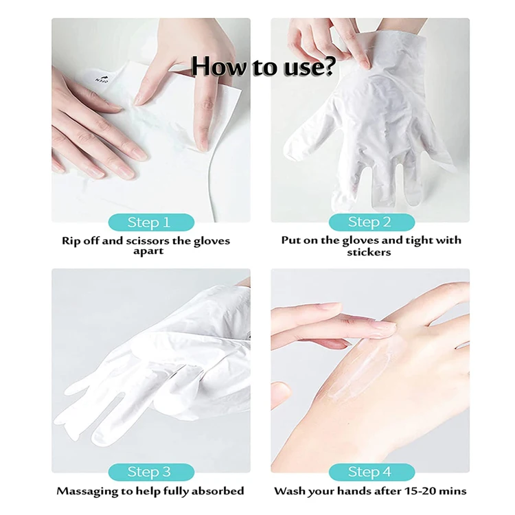 Private Label 100% Pure  Natural Organic Whitening Moisturizing Hand Nourished  Mask