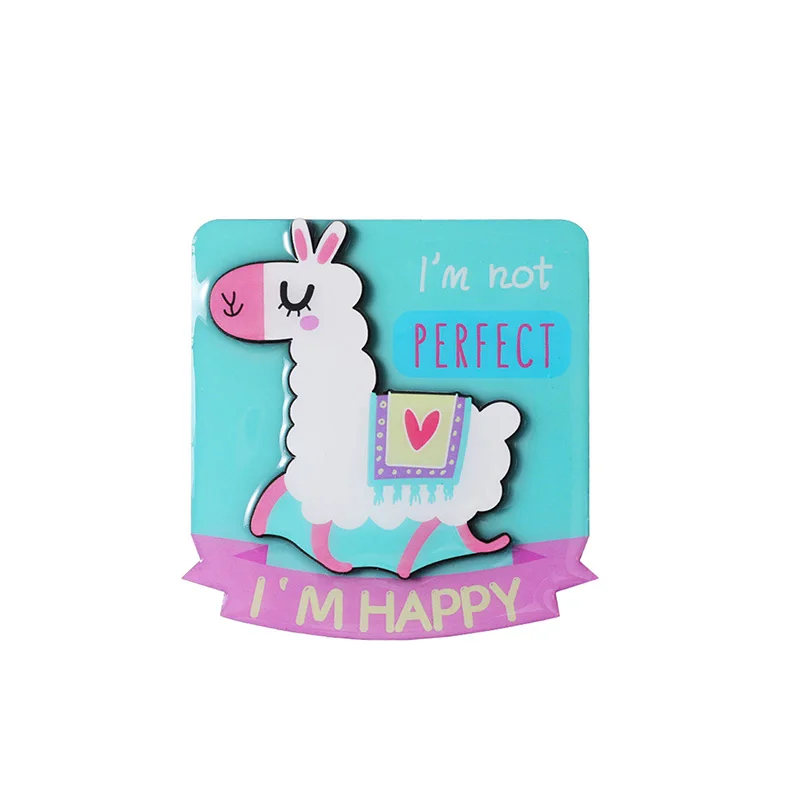 Spain Italy Singapore US Malaysia Foreign Trade Cartoon Animal Wood Magnetic Refrigerator Sticker