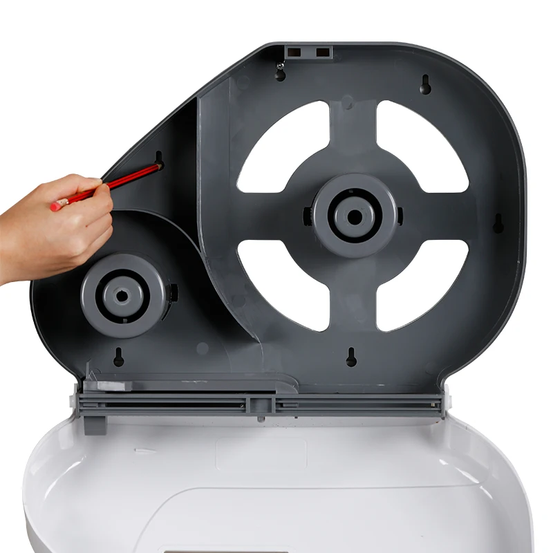 Quick Shipping Double Rolls Toilet Paper Dispenser ABS Plastic Wall Mount Towel Paper Dispensers Paper Box