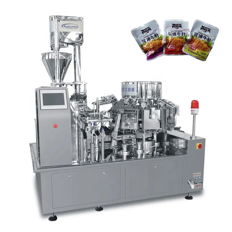 
Run Li Pickles feeder packaging machine Automatic vacuum packing machine for tripe 