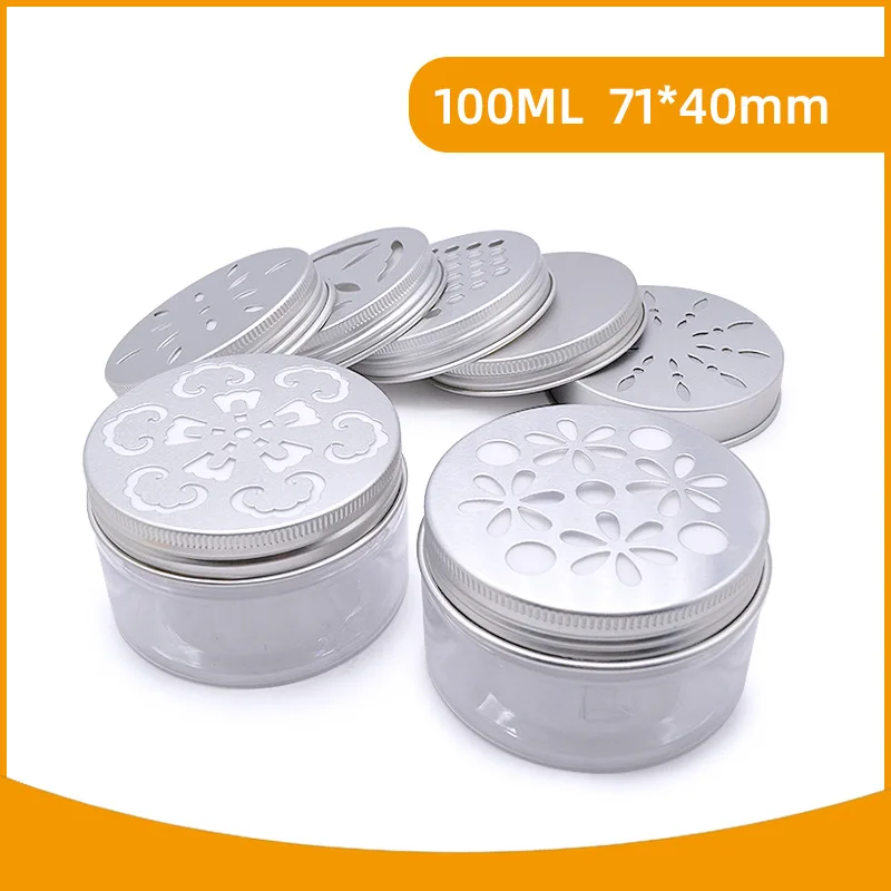 68mm Aluminum Cap PET Plastic Bottle Solid Aromatherapy Air Freshener Container Aluminum Deodorant Container