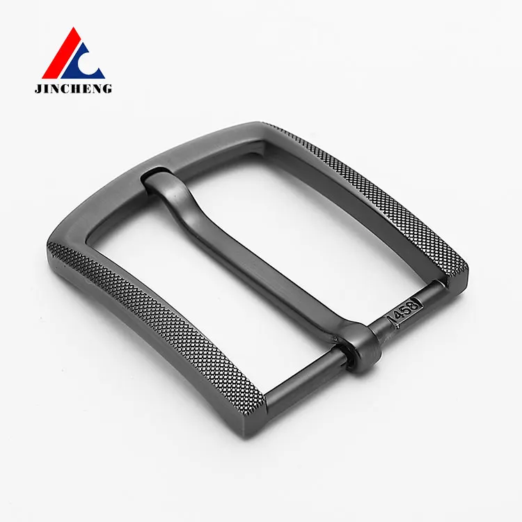 Черная металлическая пряжка из цинкового сплава с логотипом на заказ оптом