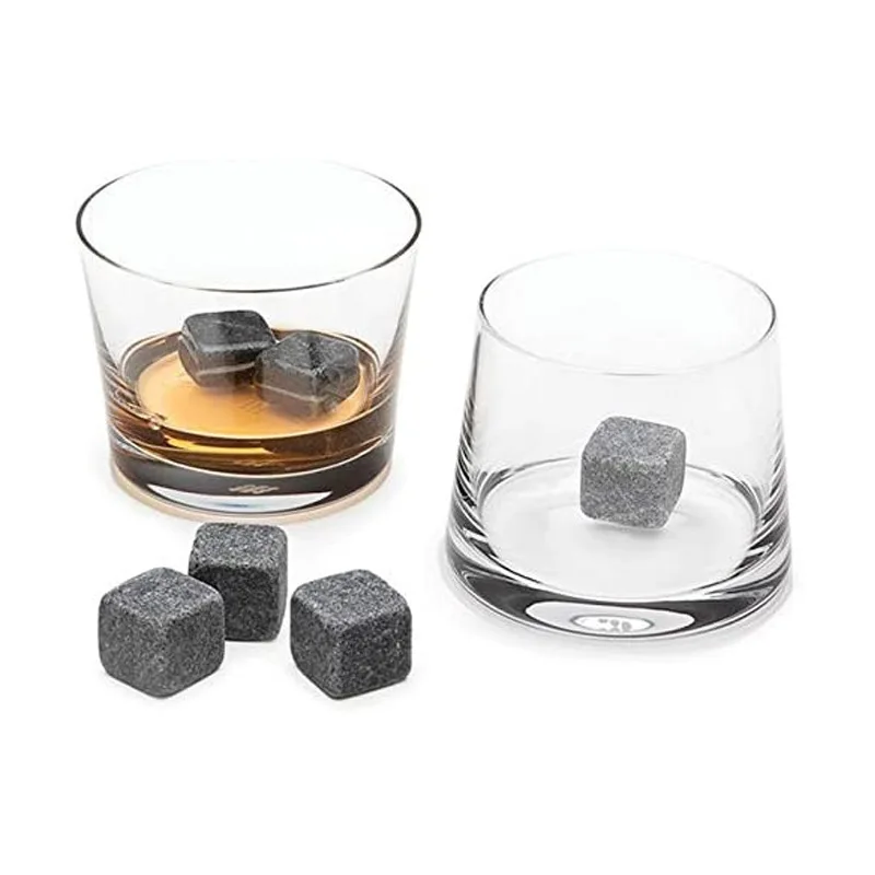 Iced wine drinking utensils Quick cooling quick frozen ice cubes Natural marble ice tartar