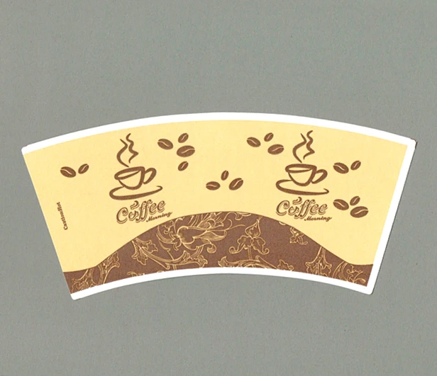 Paper cup fan and bottom paper