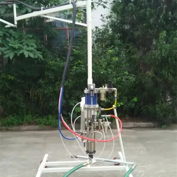 Portable Pneumatic Fiberglass Resin Chopper Roving Spraying Machine Frp Spray Machine Bathroom Flat Resin Spraying Machine