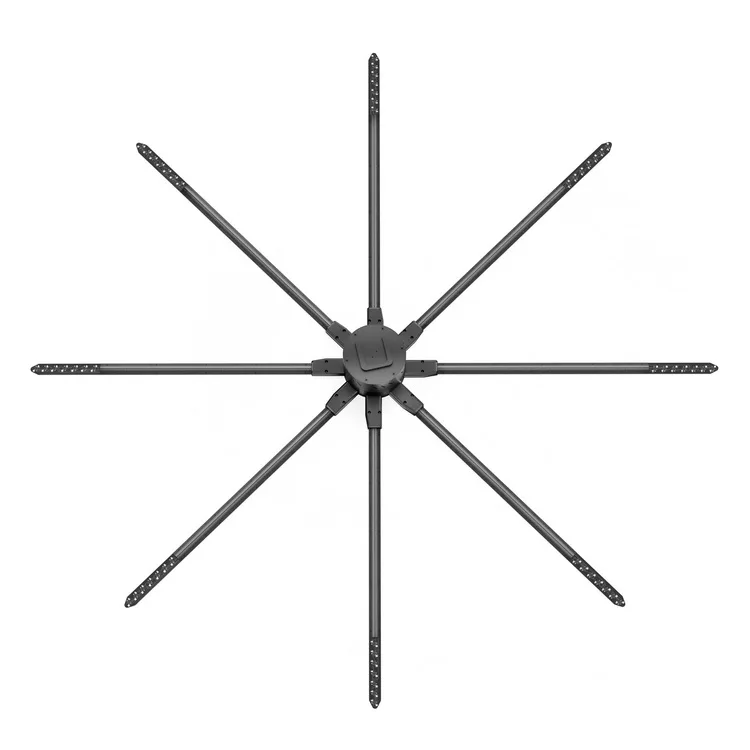 Голографический 3D-проектор с голограммой 8 лезвий 150 см большой размер голографический светодиодный рекламный дисплей