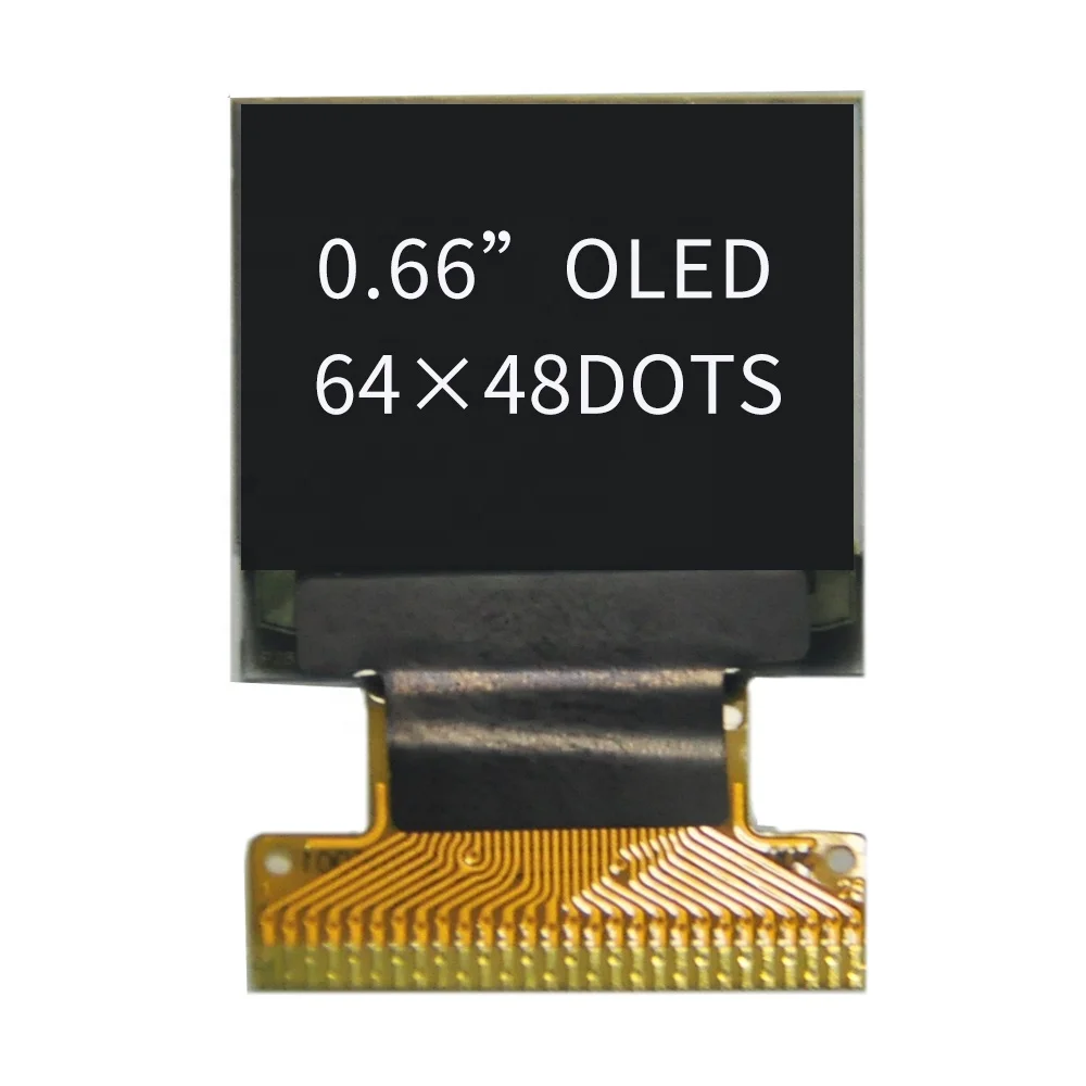 0.66 inch 64*48 OLED Screen Graphic Monochrome mini OLED Display