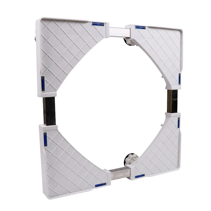Washing machine base thickened stainless steel tube movable adjustable  whasher dryer refrigerator air conditioner stand