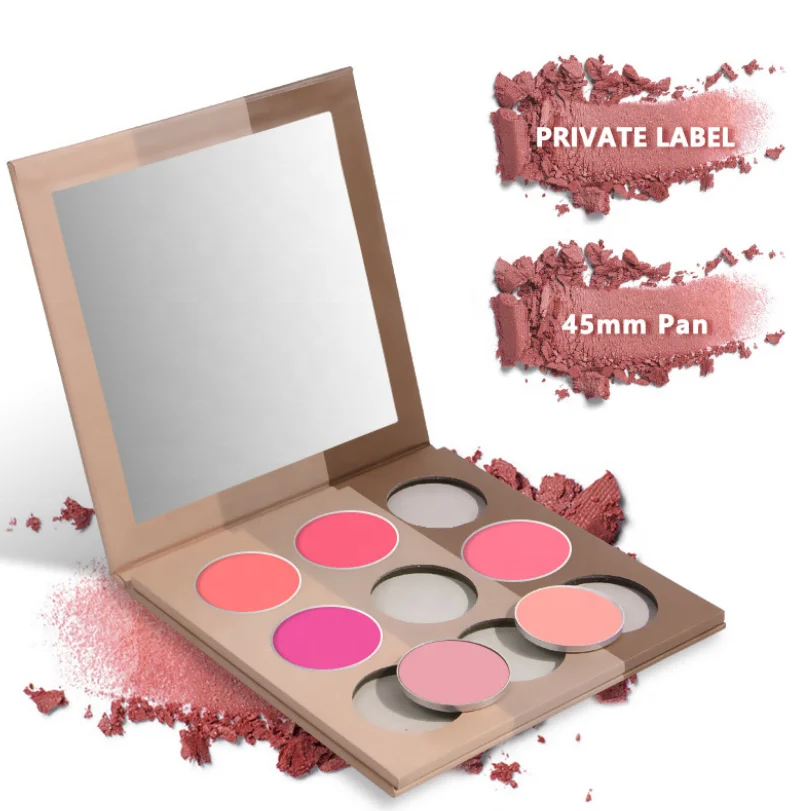 Дропшиппинг высокое Пигмент 10 видов цветов мерцающие тени для век с жемчужинами косметический частная этикетка палитры теней макияж